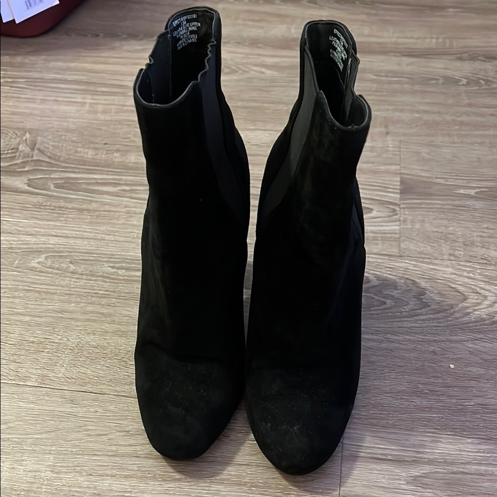 Steve Madden Black Ankle Booties